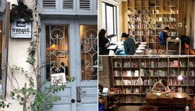 Work Space at Cafe for Solo Travelers